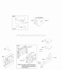 Part Location Diagram of 590437 Briggs and Stratton Guard-Muffler